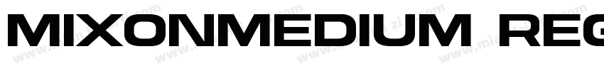 MixonMedium Regular字体转换